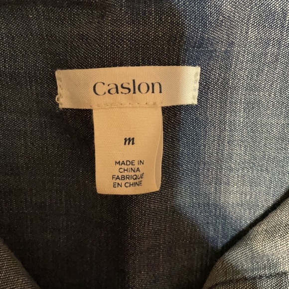 Soft Denim Button Up Dress M NWOT - Picture 6 of 7